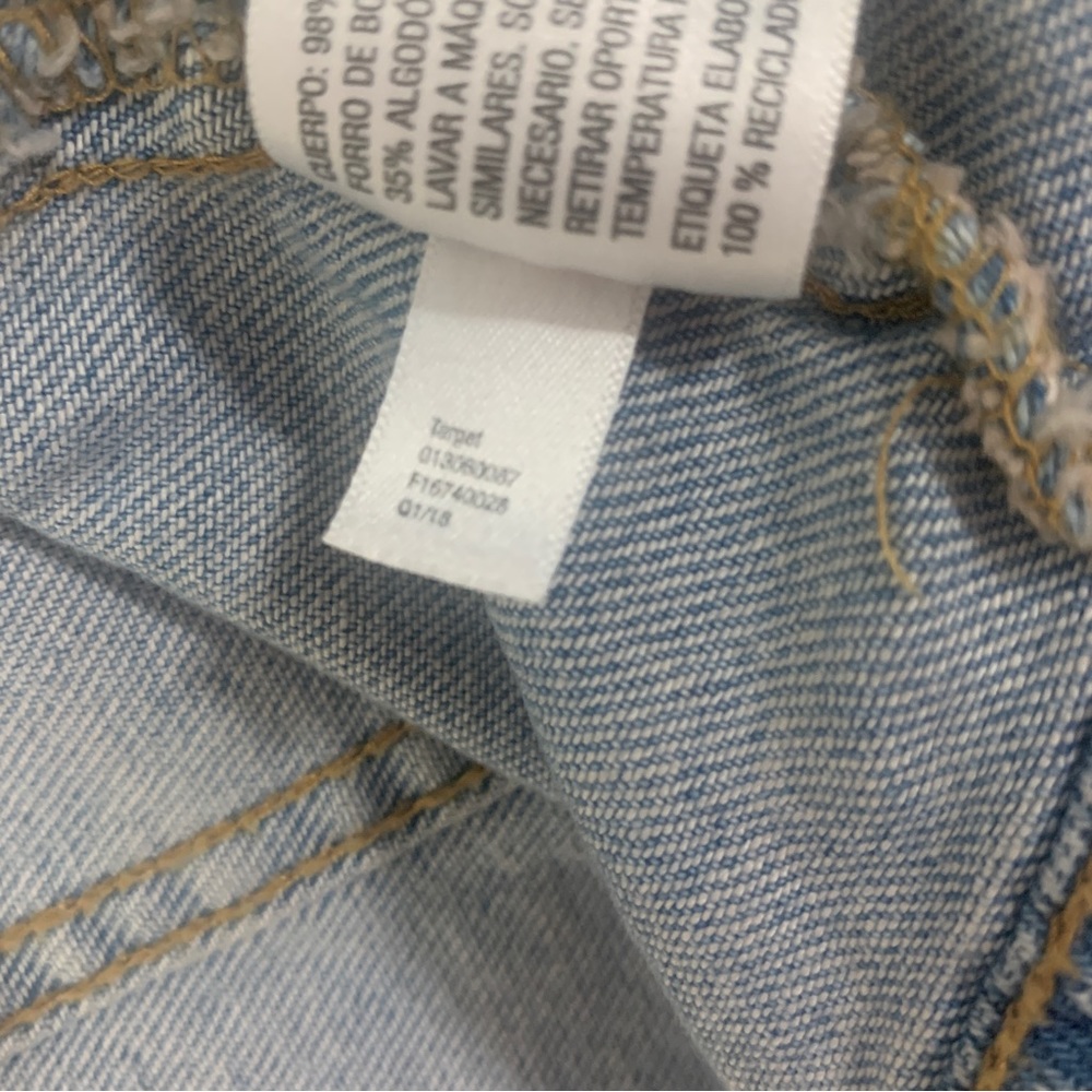 Universal Thread Button Denim Vest S - image 7